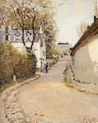 Alfred Sisley Rue de Princesse,Louveciennes oil painting